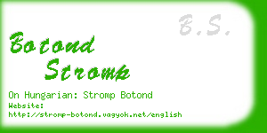 botond stromp business card